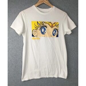 Sailor Moon  Women's Officially Licensed Anime  Graphic T-Shirt White Small